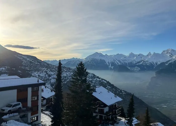 Magnifique Avec Superbe Vue Panoramique Veysonnaz